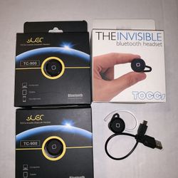 4 New Bluetooth Headset $15ea