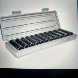 11piece 1/2 In Drive Deep.  Socket  Set 3/8 In .  