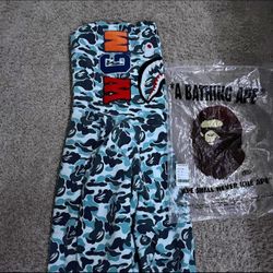 blue bape/black bape