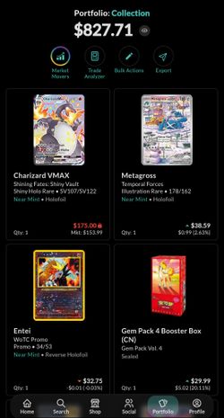 Valued $830 POKEMON TCG vintage and modern asking %80 for all with pristine charizard
Sealed box sealed pack
500+ cards holo,ex,v,sir,vintage,etc