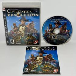 Sid Meier's Civilization Revolution PS3 CIB (Sony PlayStation 3, 2008) Complete
