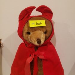 Musical Teddy Bear Schmid Plush Wind Up 1984 Gordon Fraser Jointed Approx 14" W5