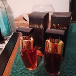 2 Vintage  1.7 FL. Oz. Bottles Of  Estee Lauder Spellbound