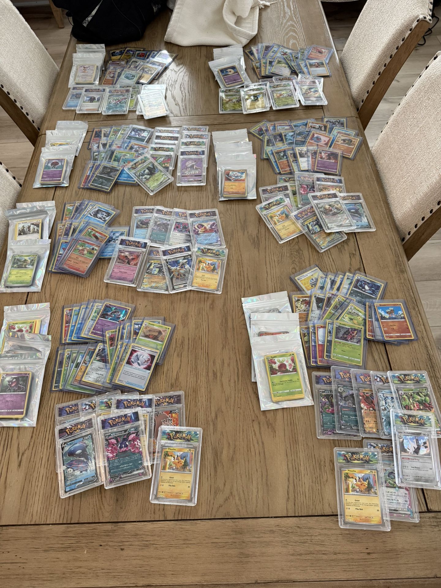 POKEMON CARDS! Read Description $100 Per Lot - 7 Lots Pictured