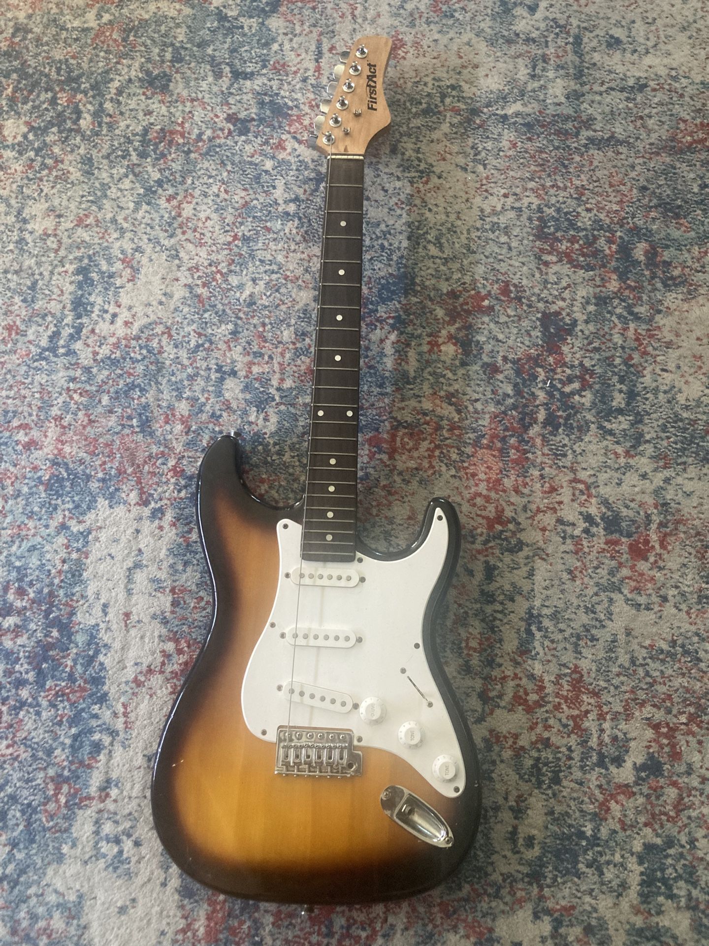Worn First Act Strat Electric Guitar 