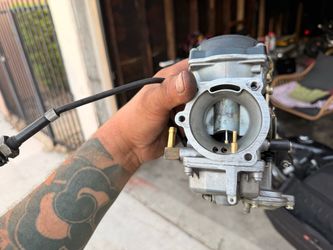 Harley Davidson Motorcycle Carburetor with Throttle Cable