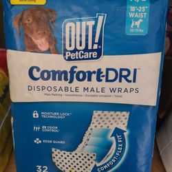OUT! Disposable Male Dog Wraps