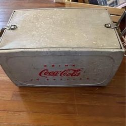 Vintage "Drink Coca Cola" aluminum cooler