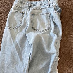 Size 27 Forever 21 Light Blue Ripped Denim