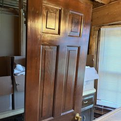 24x 79 1/2 Heavy Wood Door No Frame 