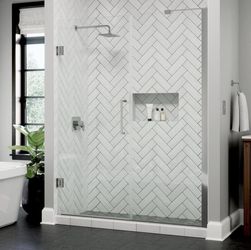 Bridger Heavy Hinge 9.84 in. W x 3 in. D Frameless Pivot