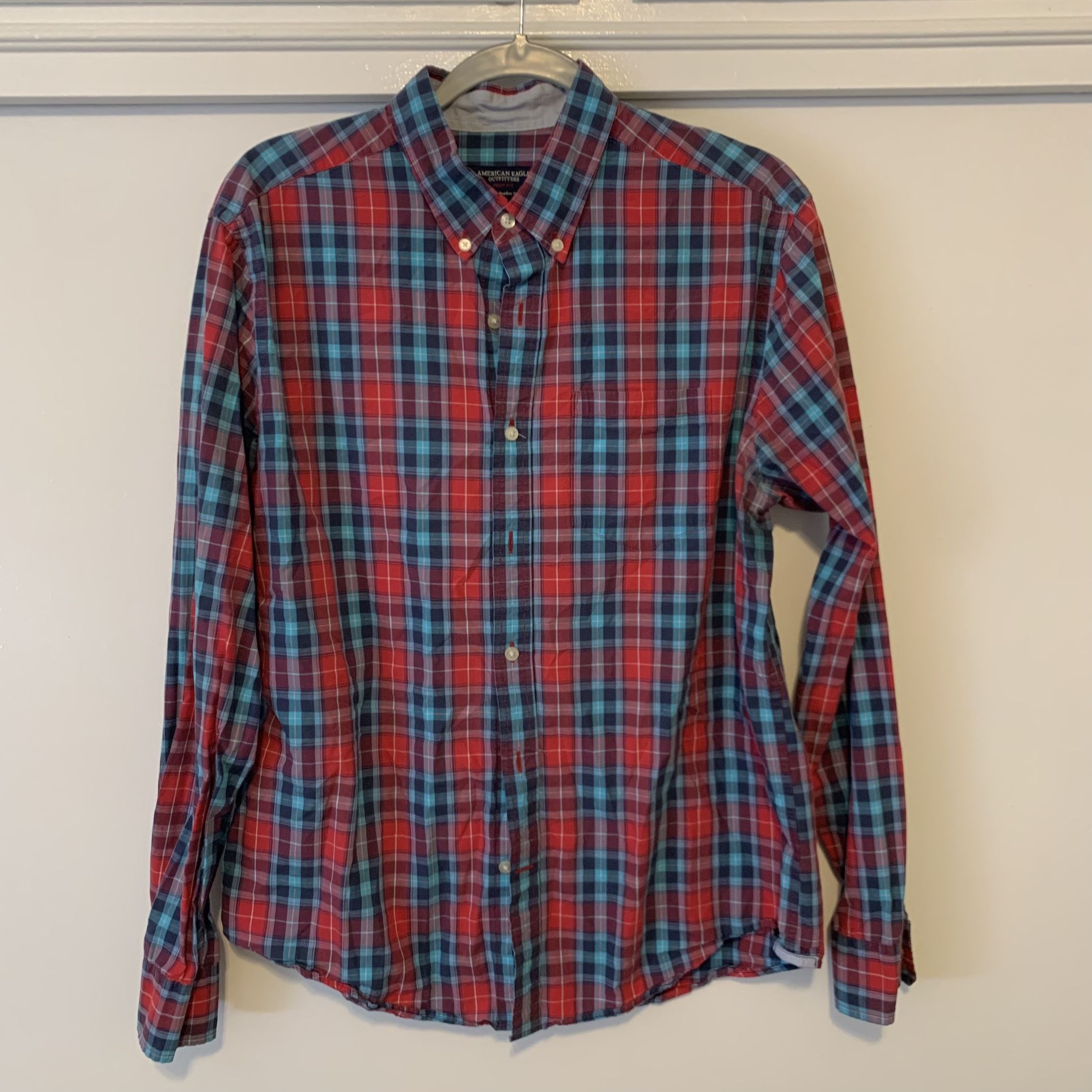 American Eagle Plaid Flannel Shirt