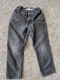 Boys Levi black jeans size 5