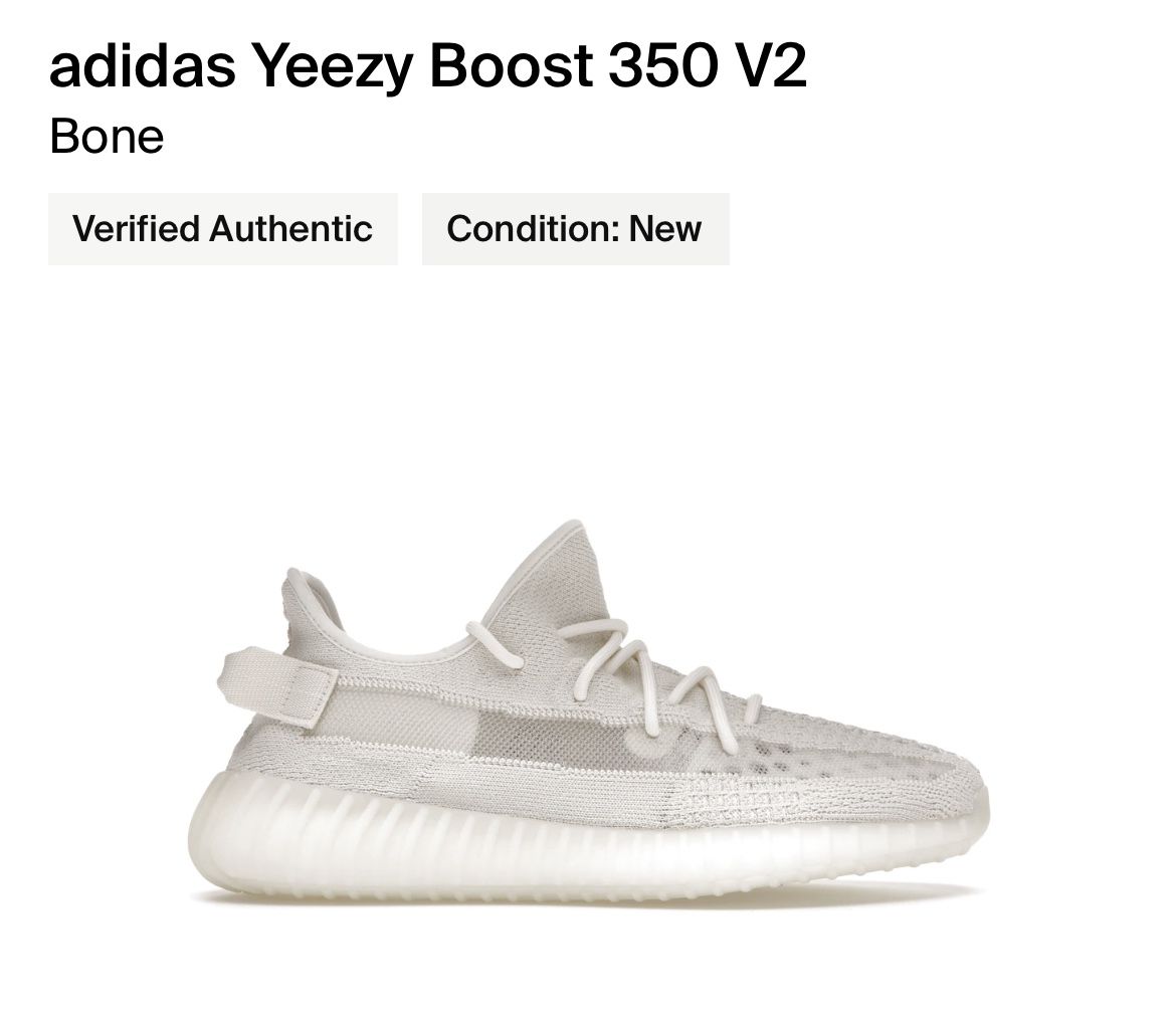 HOT V2 Bone Adidas Yeezy Womens Boost Adidas Yeezy Boost