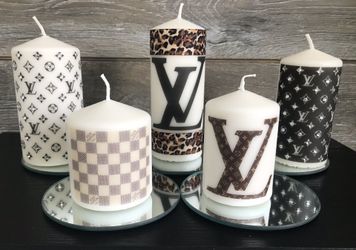 MIX homemade decorated custom candles perfect for mother’s day gift! 🕯✨