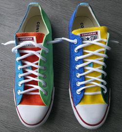 Custom Pair Of Converse AllStar Men's Size 11 Sneakers