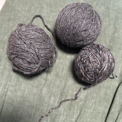 Three Balls Of Yarn Loose 