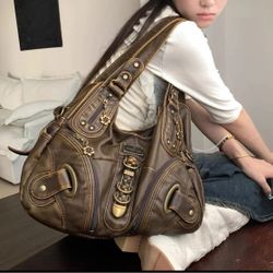 Japanese new era leather handbags。皮手袋 