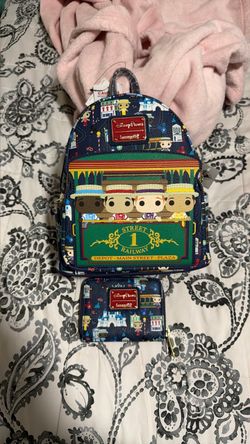 Loungefly Disney Parks Main Street Railway Mini Backpack & Wallet Set