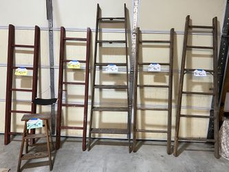 Farmhouse Blanket Ladders,  Step Ladder 