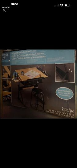 Artist Loft arts and craft table