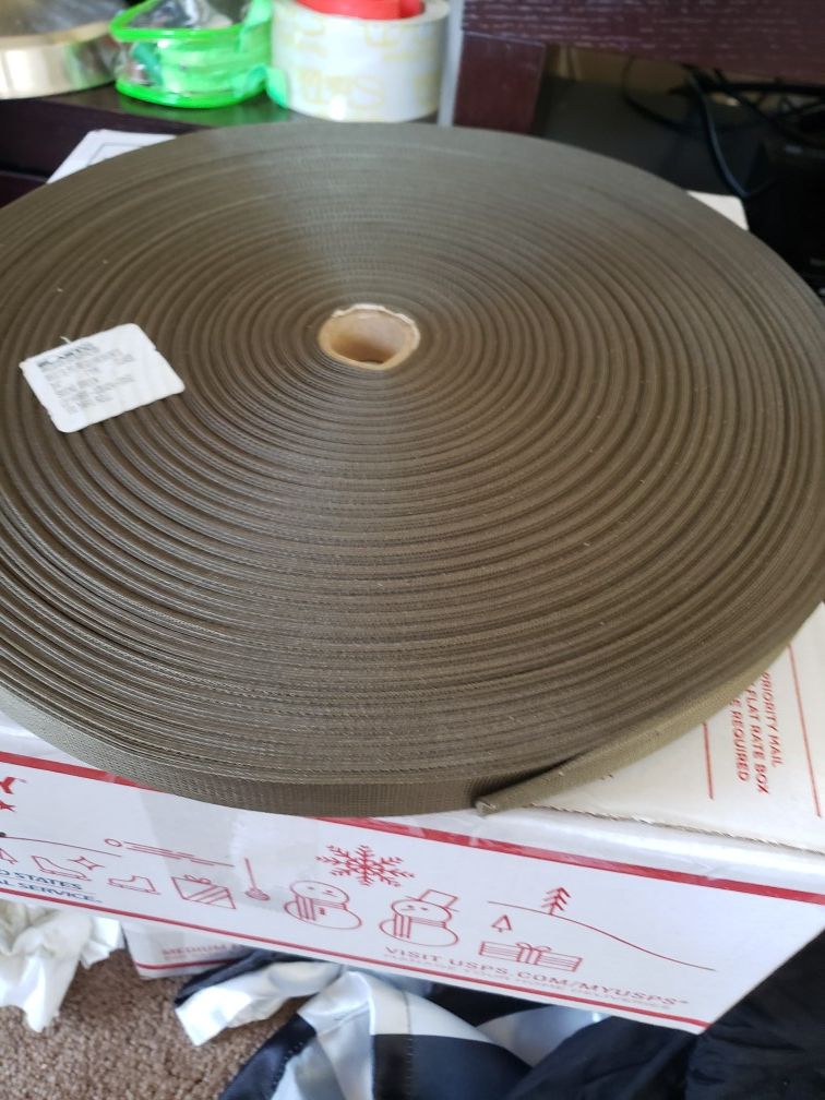 3/4 inch webbing 100 yd rolls