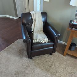 Brown Leather Chair