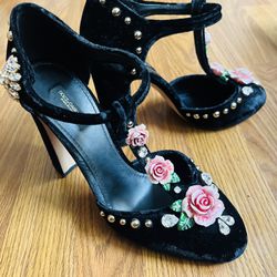 Dolce&Gabbana Mary Jane Pump Shoes, Size 9US/ 40 Eur