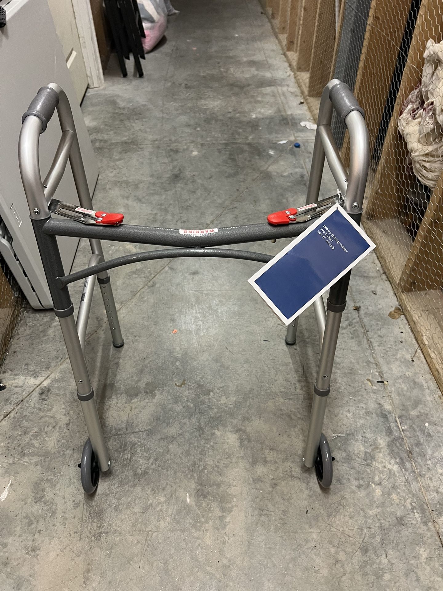 Deluxe Folding Walker