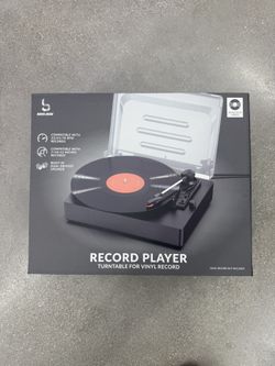 Dual Speaker Record Player Turntable For 7/10/12 Inch Vinyl Records 33/45/78 RPM