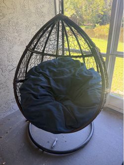 Leisure indoor outdoor hanging egg chair