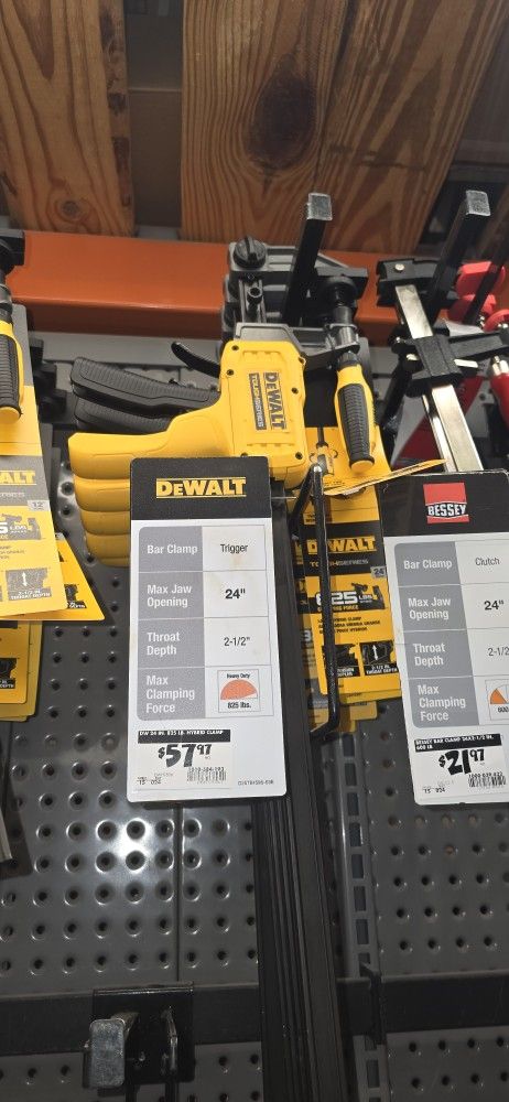12 in. 825 lbs. Hybrid Clamp DEWALT 🗜️💪 NEW WITH TAGS! 🏷️
#Clamp #DEWALT #Tools #Hybrid