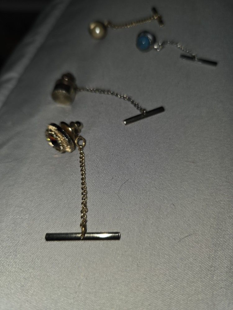 Men's Vintage Cuff Links Vintage Tie Taks 2 Vintage Pins & Vintage German Made Shoe Mini Knifei