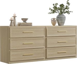 Night Stand Set 2 Oversized Extra Large Nightstands Set of 2 Tall Bedside Side Table with 3 Drawers Storage Modern End Tables Wide Night Stands for Be