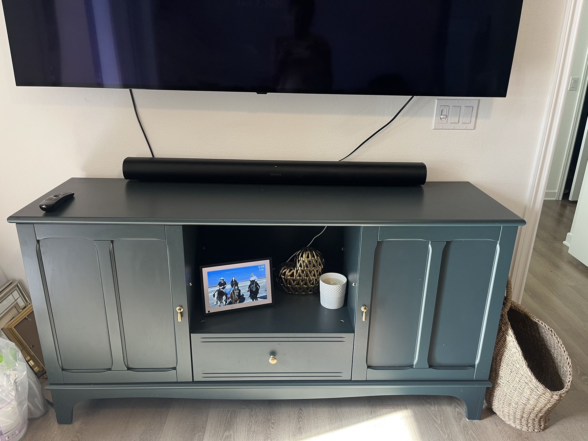 IKEA Dark Teal TV Stand