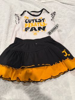 Majestic Pittsburgh Pirates Baby Girl 2-Piece Set