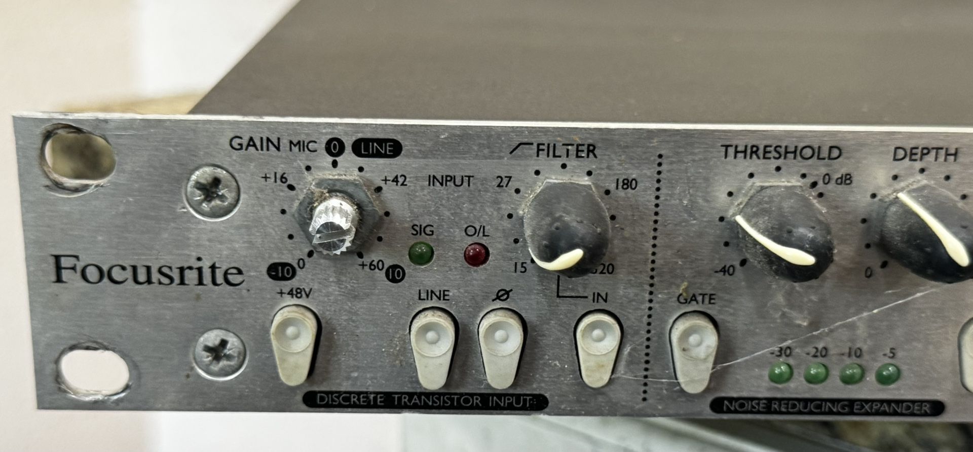 Focusrite Platinum Tone Factory, a versatile recording channel strip for musicians and audio engineers