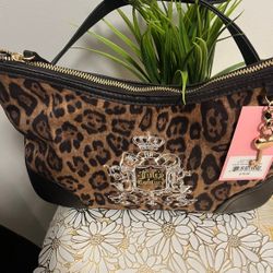 NEW Juicy Couture JUICY FOR ALL Hobo Bag - LEOPARD