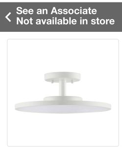 Hampton Bay Semi Flush Mount 