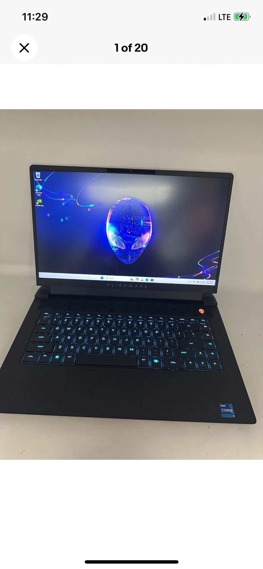 Alienware M15 R6 Intel Core i7-11800H 2.3GHz 1TB