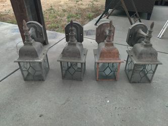 Outdoor wall lights