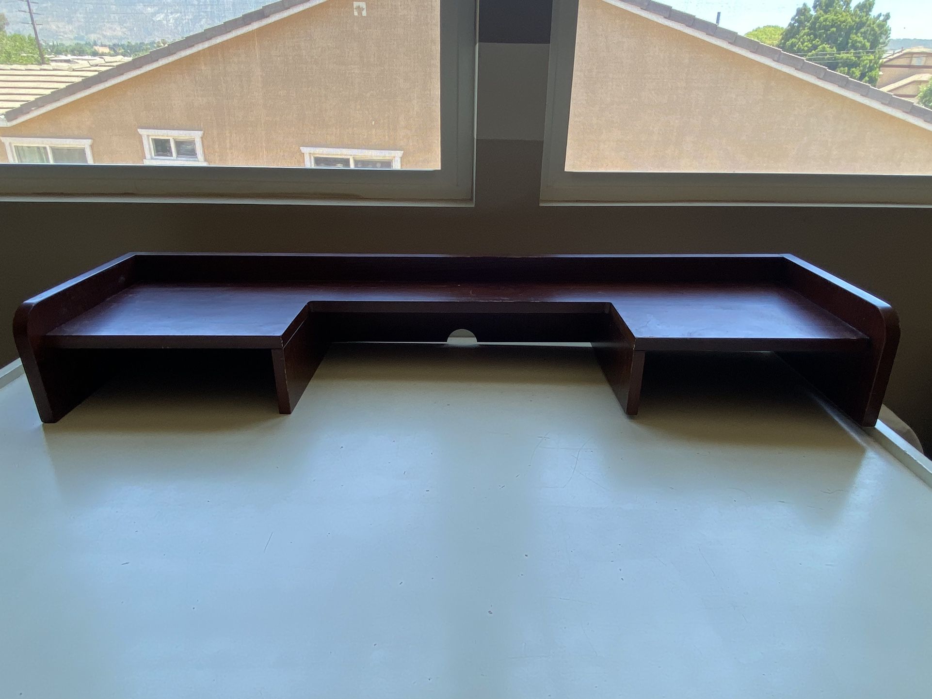 Pottery Barn kids Mahogany Wood Desk Hutch