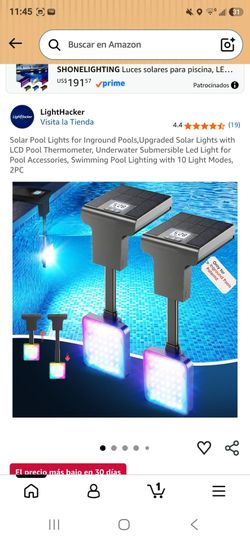 Lighthacker solar light  for pool