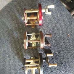 Antique fishing reels