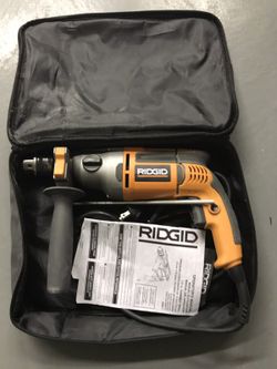 Ridgid Electric Drill With Bag Brand New