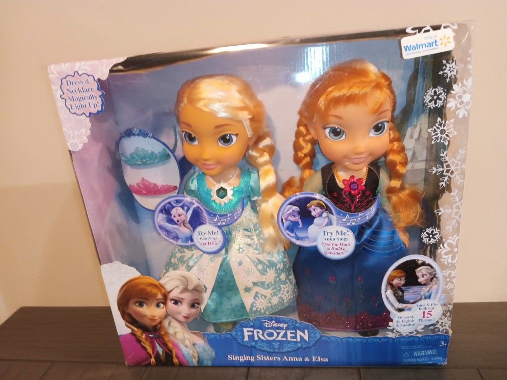 Disney Frozen Singing Sisters Anna Elsa Exclusive Version Brand - Main Image