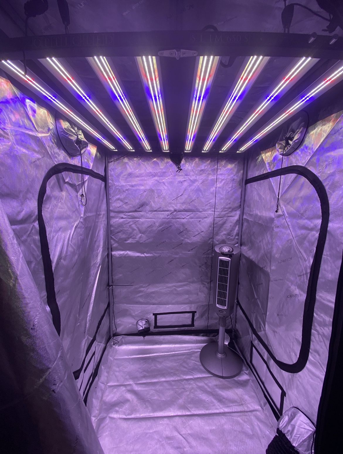 Complete Indoor Grow Tent Kit - AC Infinity & Optic LED Equipment