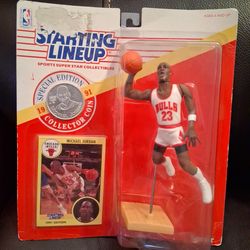 Awesome starting lineup lot with multiple goats! And other great player MJ , LeBron, Grant Hill, Barkley and other great phx suns