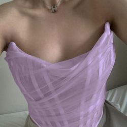 Corset Crop Top Sexy Push Up Bustier Strapless 