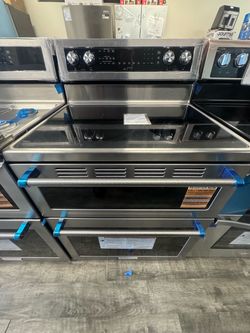 Kitchenaid Stainless Steel Double Oven Electric Range